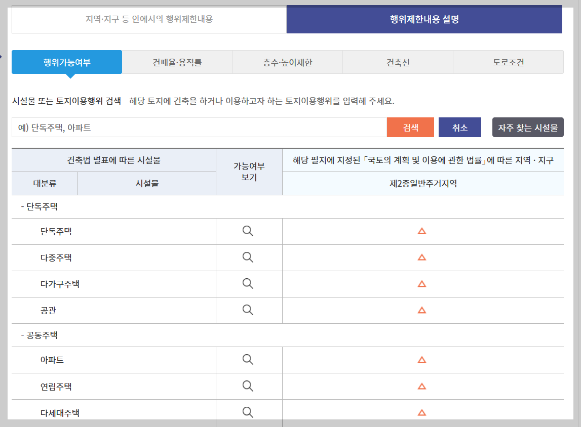 토지이음 홈페이지