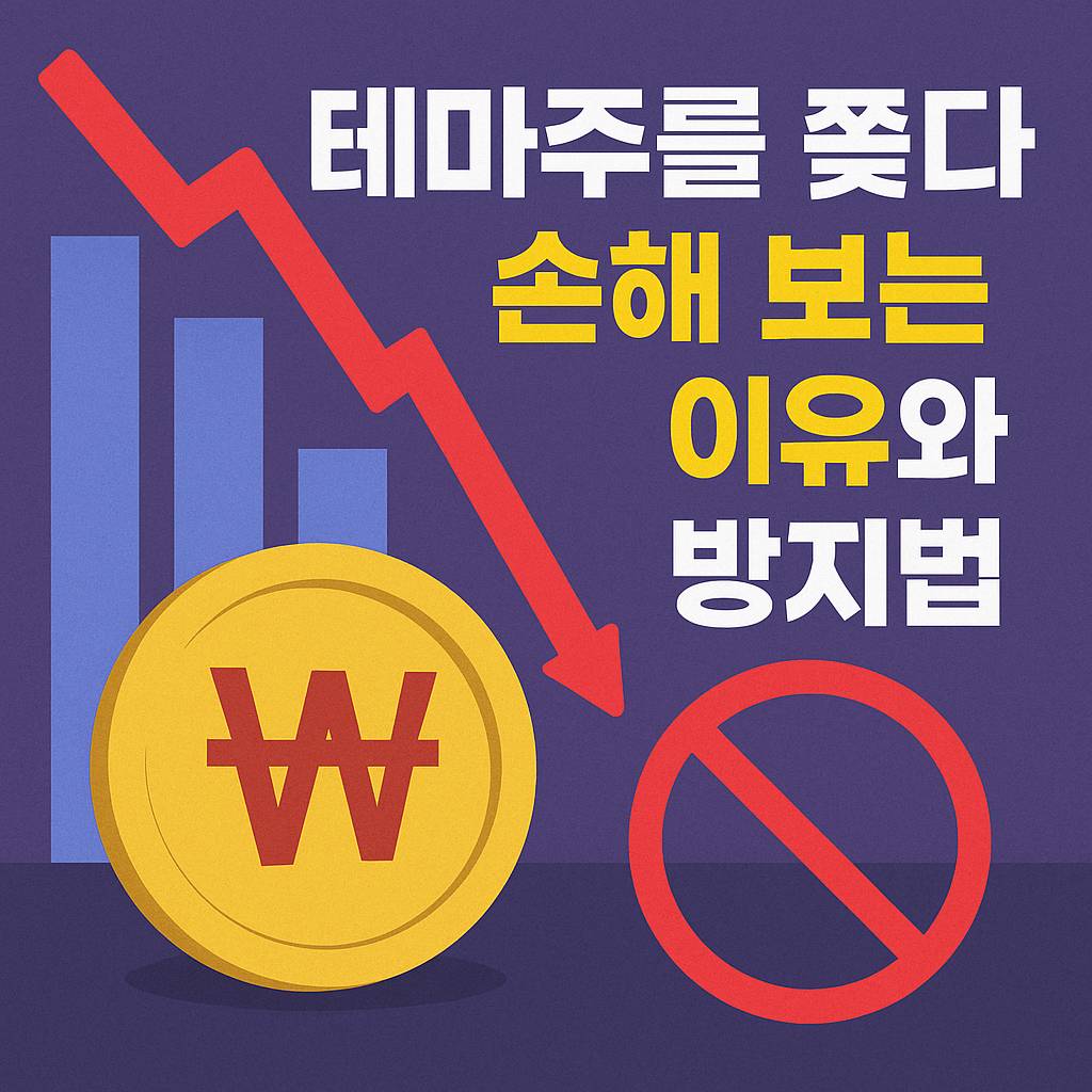 테마주를 쫓다 손해 보는 이유와 방지법