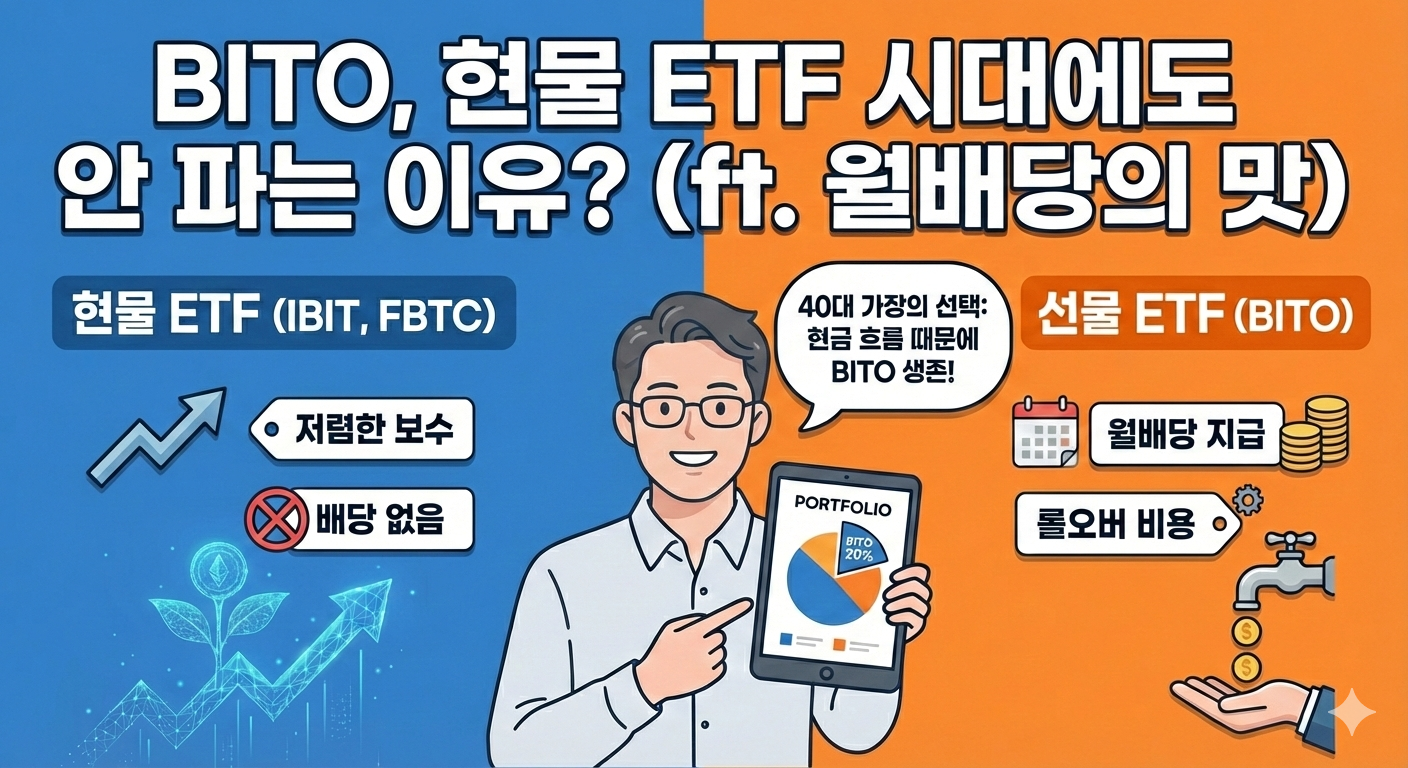 비트코인 현물 ETF 나왔어도 여전히 'BITO'를 담는 진짜 이유 (ft. 월배당)
