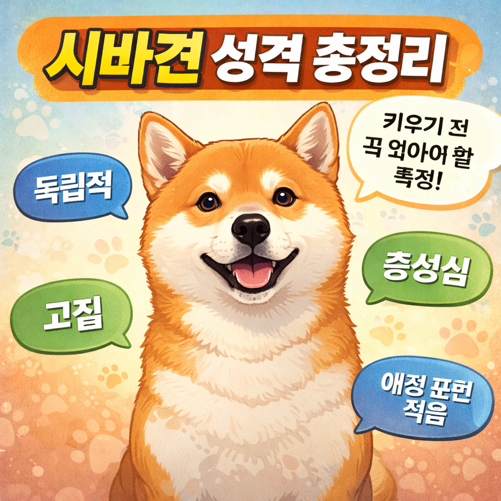 시바견 성격