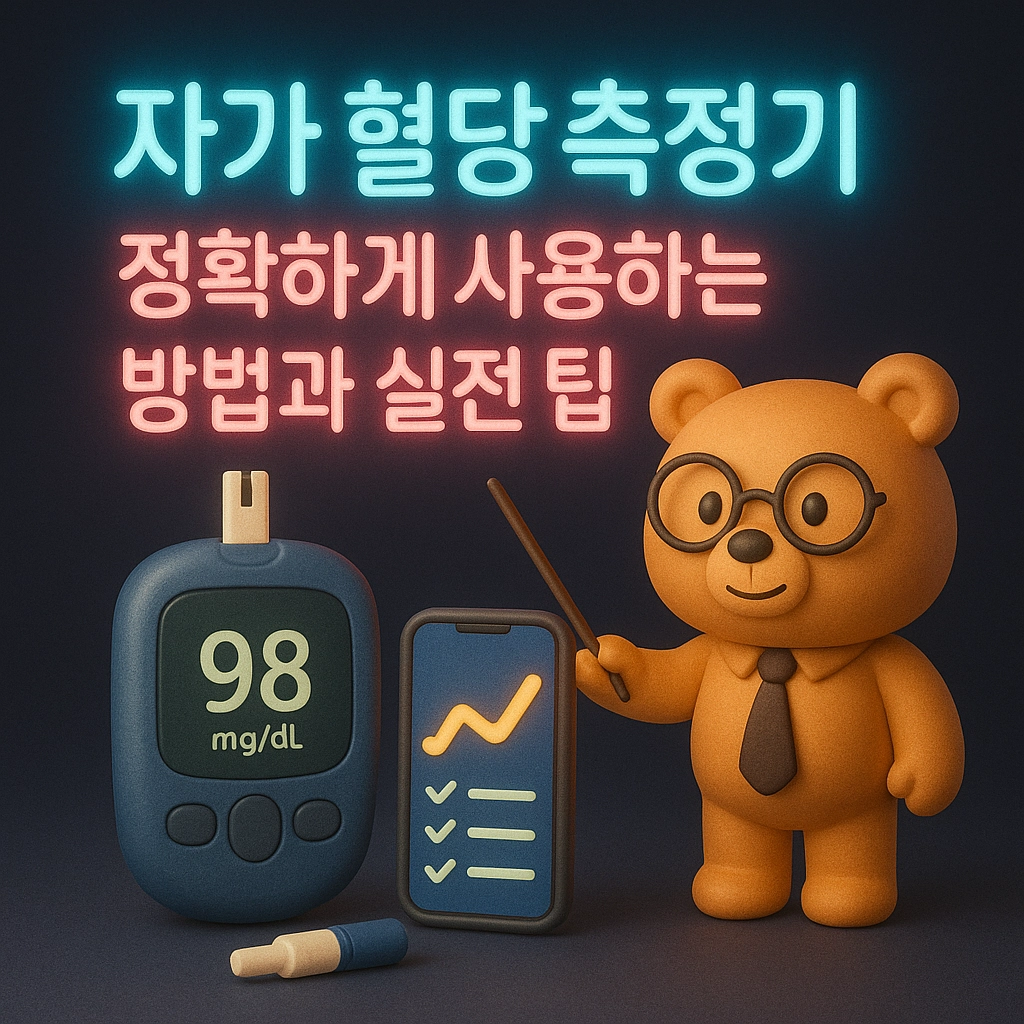 자가 혈당 측정기 정확하게 사용하는 방법과 실전 팁