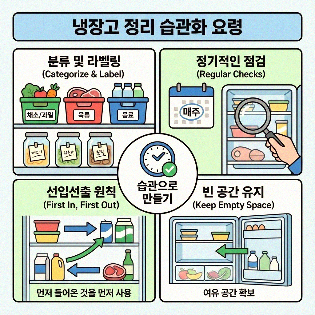 냉장고 음식, 언제 정리해야 가장 좋을까 주기 정하는 꿀팁