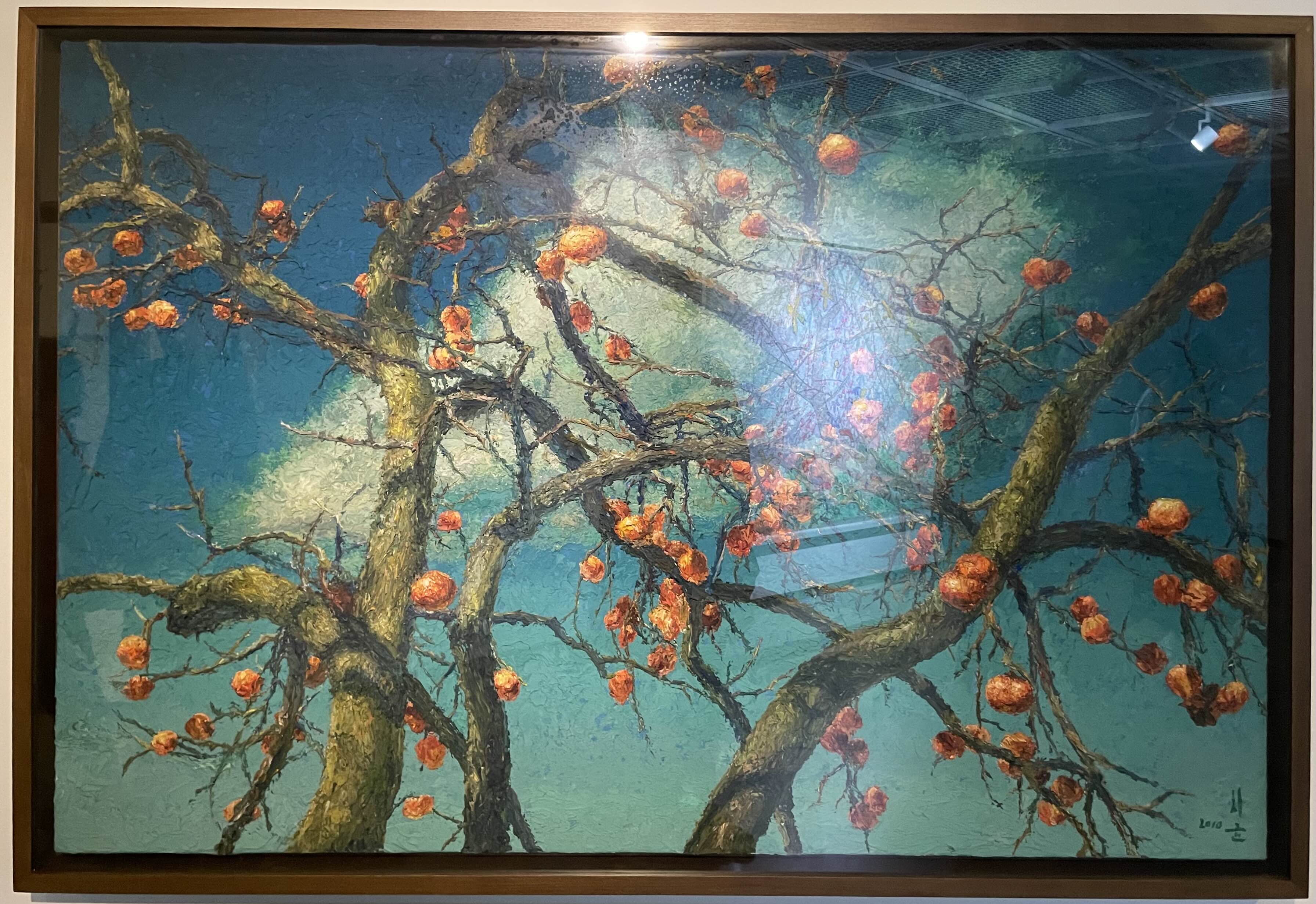 오치균-감 (2010, 캔버스에 아크릴)