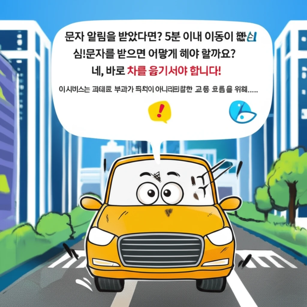 동래구 주정차 단속 알림 서비스 신청..