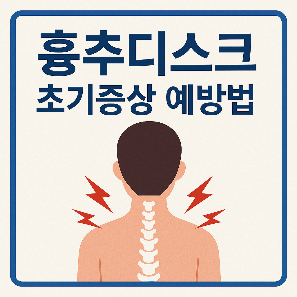 흉추디스크 예방과 증상에 대한 글 대표이미지 - 운동, 스트레칭, 생활습관 개선 강조