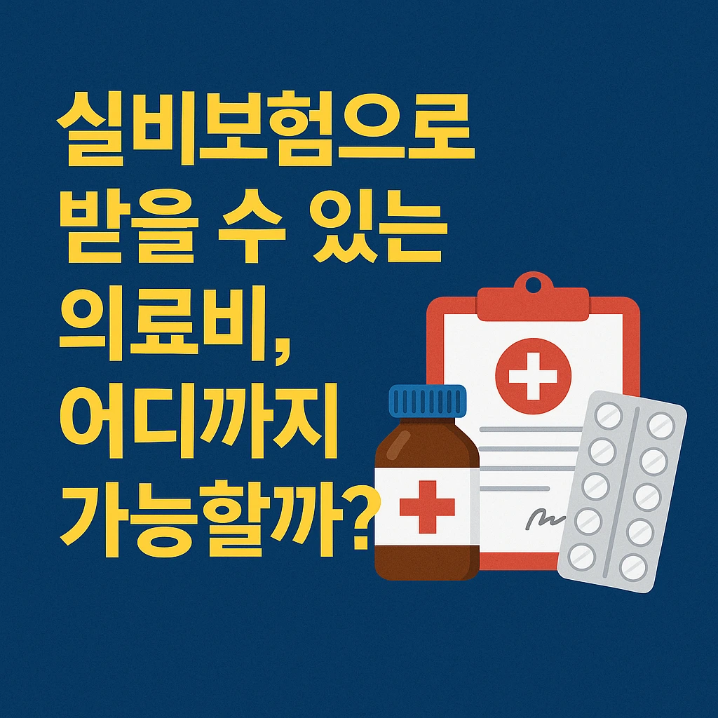 실비보험으로 받을 수 있는 의료비, 어디까지 가능할까?