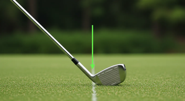 클럽의 각도 유지