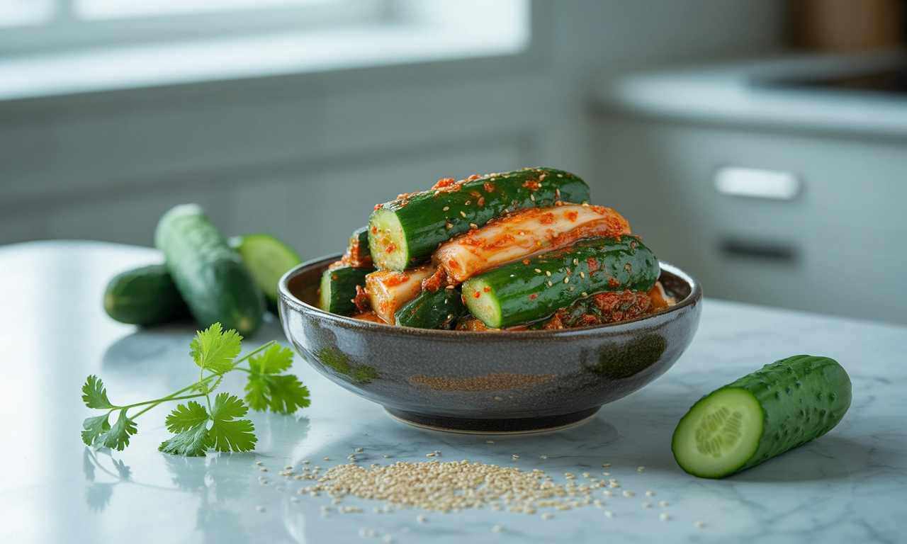 여름 입맛 돋우는 저염 오이 소박이 만들기 비법 공개