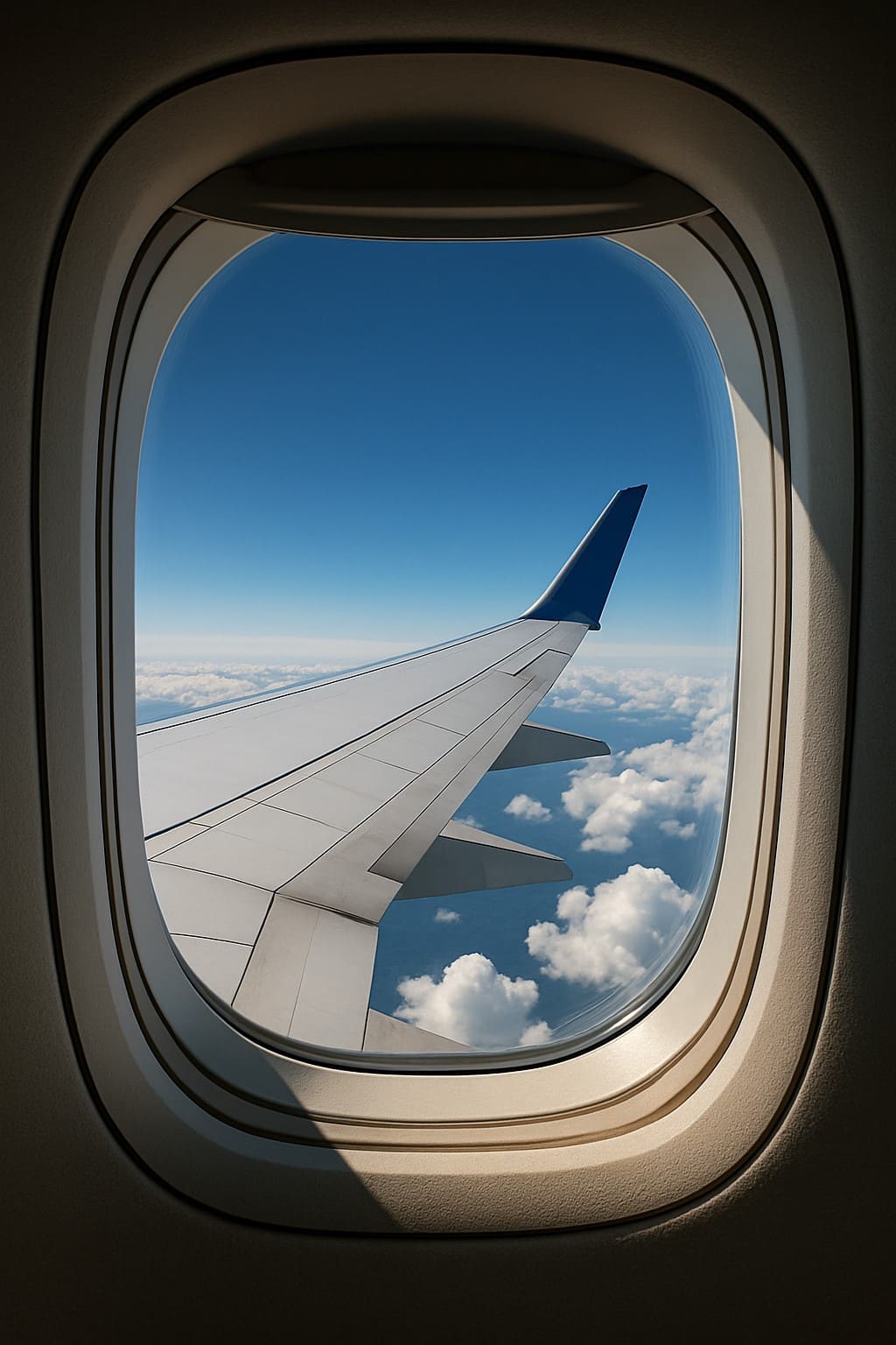 해외여행 가는 비행기 안