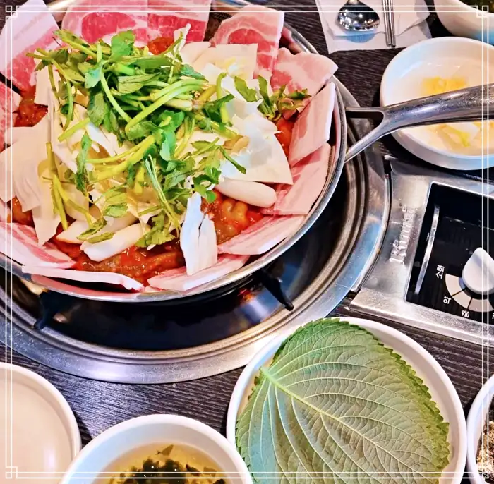인천 송도 맛집 눈꽃 치즈 쭈꾸미 삼겹살, 쭈삼