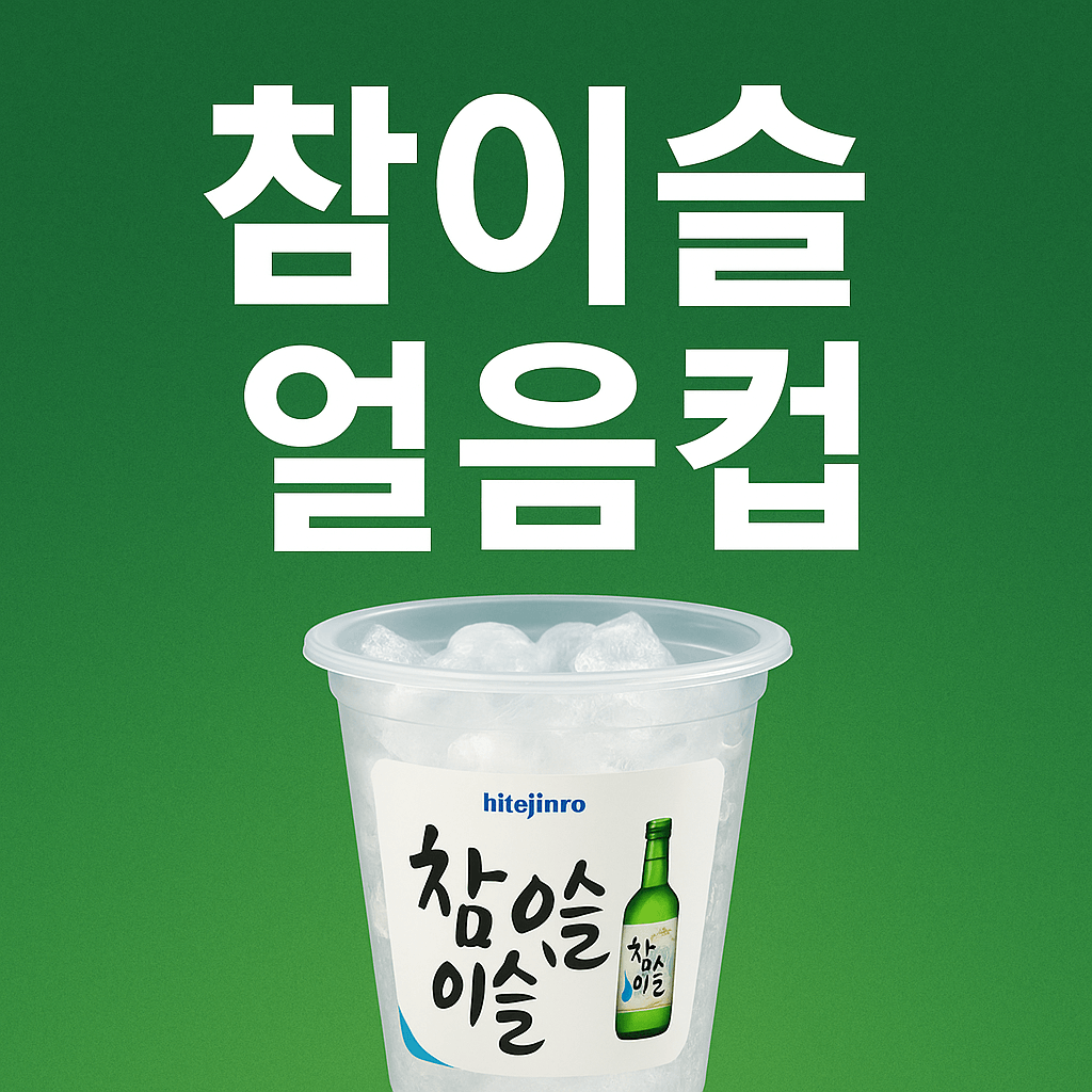 참이슬얼음컵, 여름을 시원하게 바꾸는 편의점 꿀템