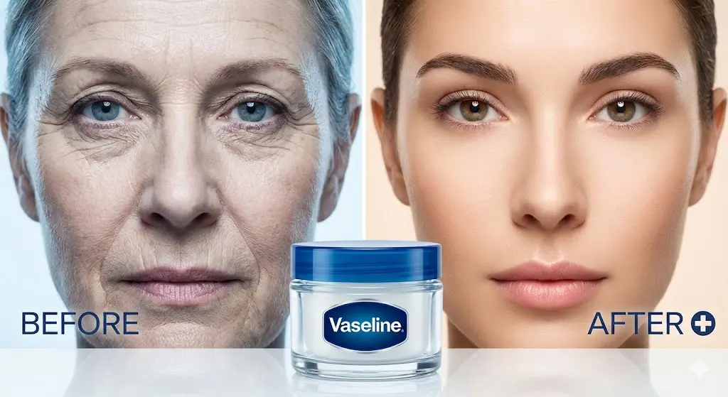 눈밑 주름 개선을 위한 바세린 사용 효과와 전후 비교