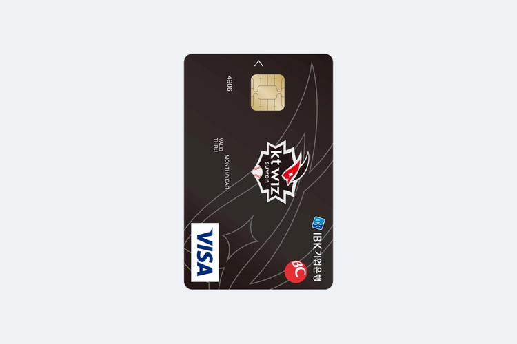 IBK 참 좋은 KT WIZ 카드