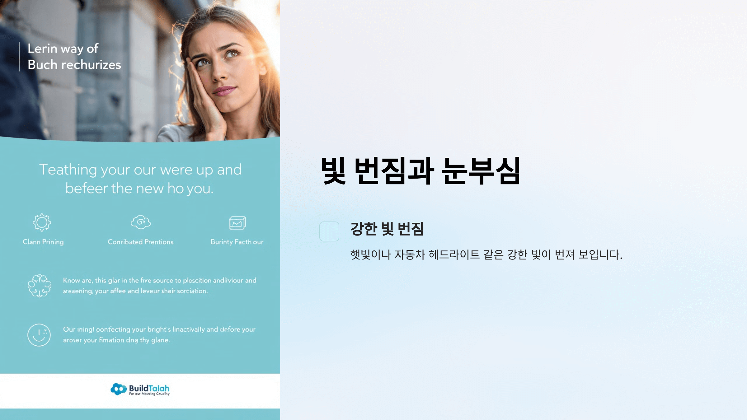 백내장과 관련된 사진입니다.