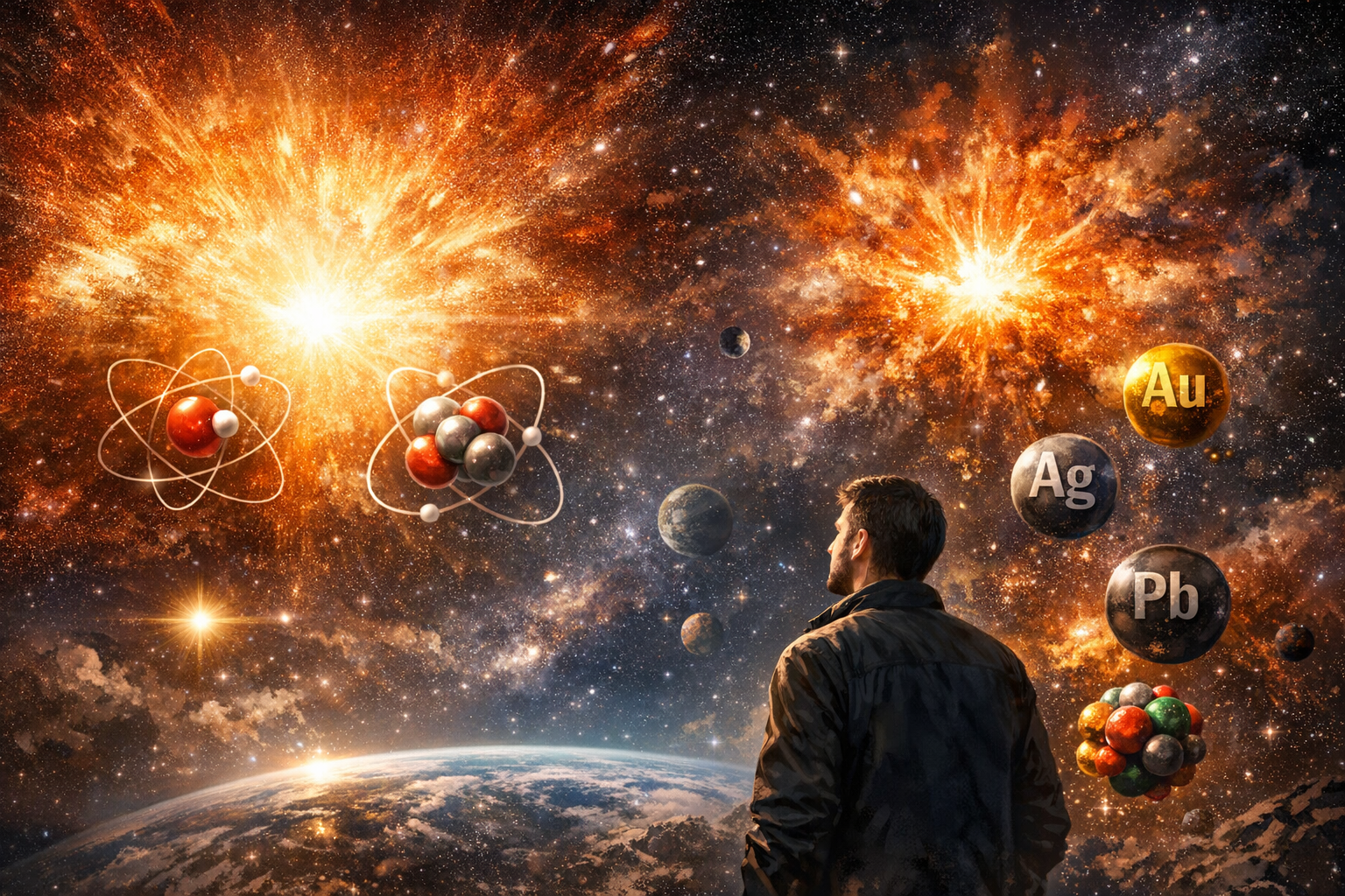 우주를바라보는남자 우주초기의원소이야기