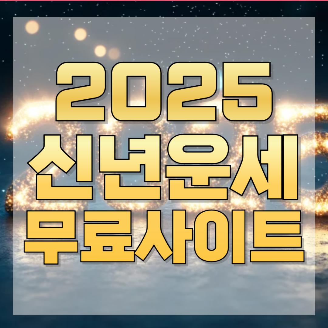 2025 신년운세