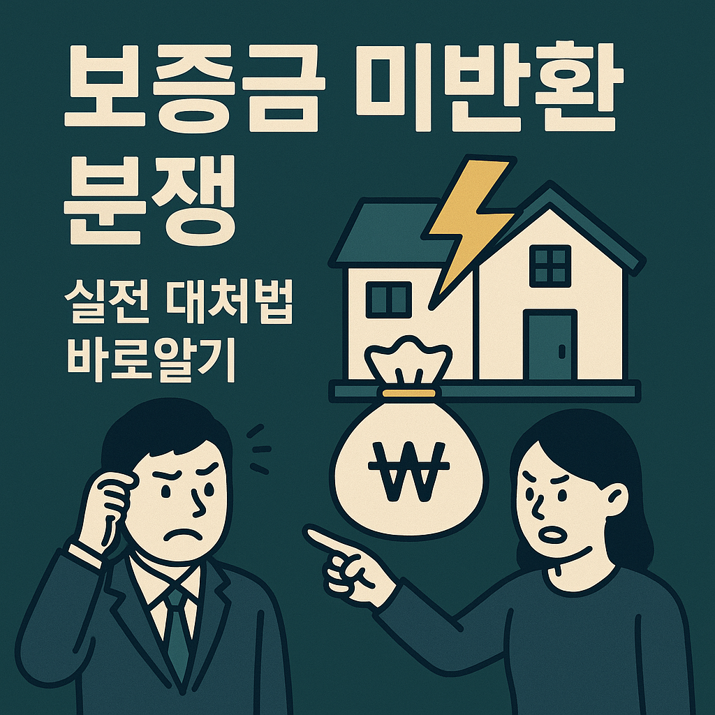 보증금 미반환 분쟁, 실전 대처법