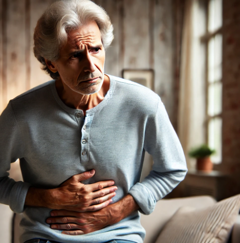 소화가 잘 안 되는 60대 남성