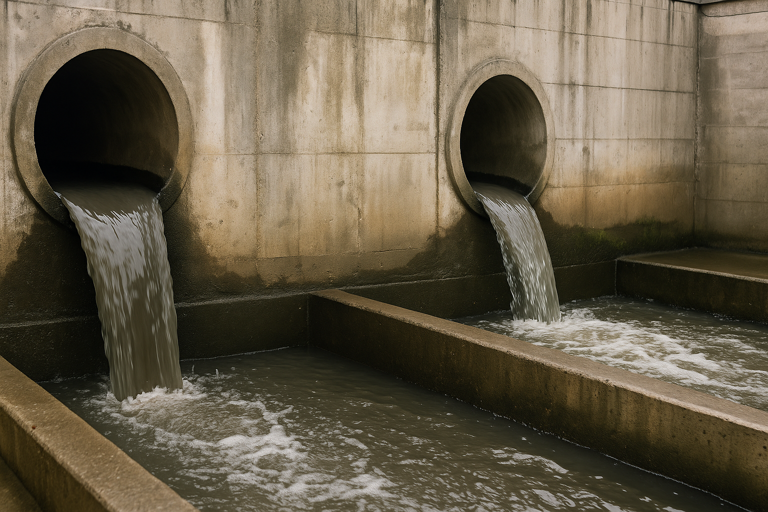 배수 시스템 관련 사진