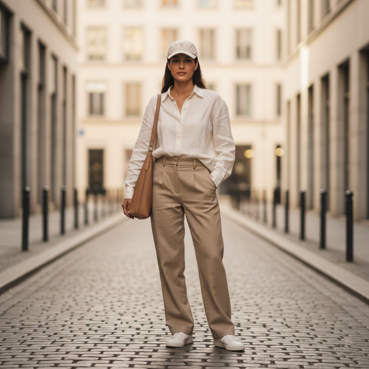 온러닝 모자를 일상복(데일리룩)에 매치