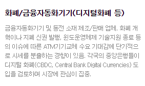 화폐-금융자동화기기관련