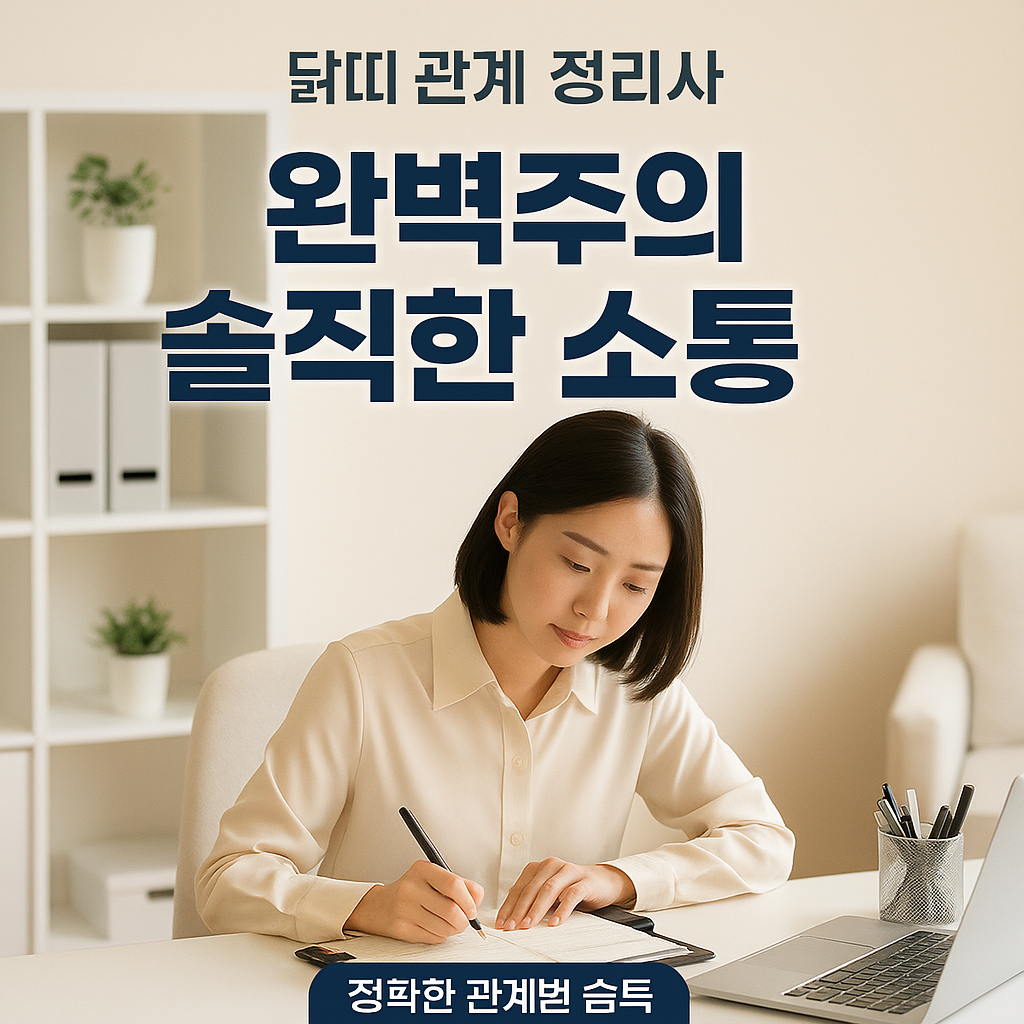 닭띠의 인간관계 완전분석 - 완벽주의적이고 솔직한 관계 정리사