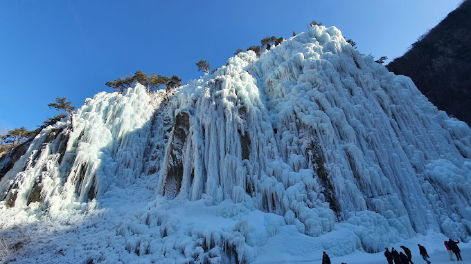 국내겨울여행지 청송얼음골