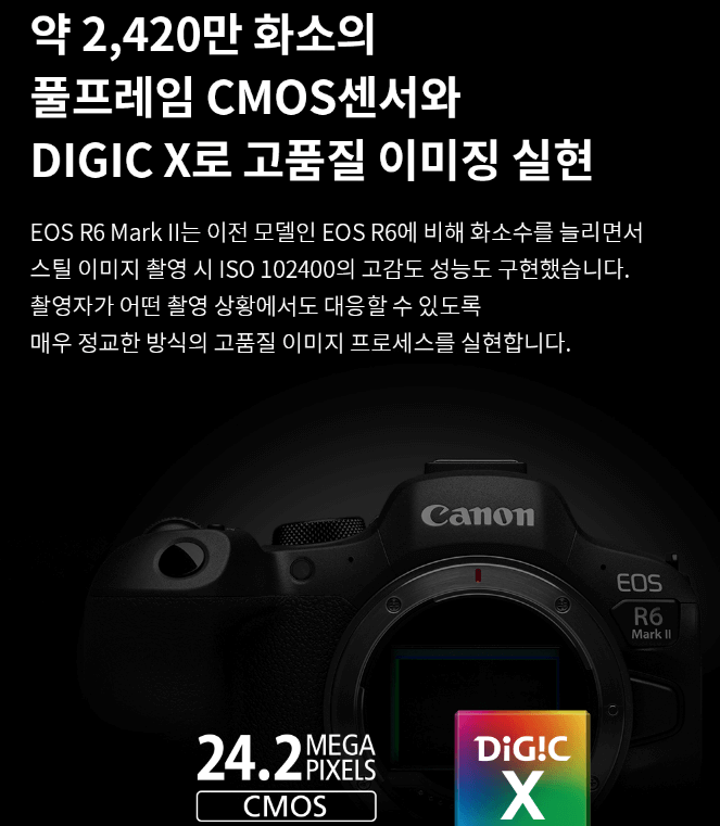 캐논-r6-mark2-2420만화소