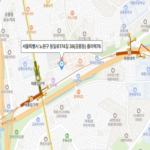 서울특별시 노원구 동일로174길 38(공릉동) 플라체76