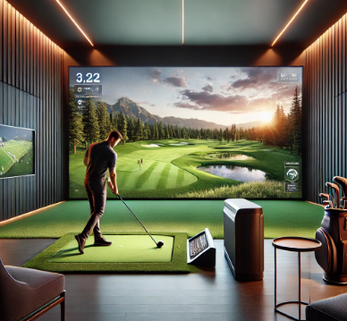 스크린 골프 사진