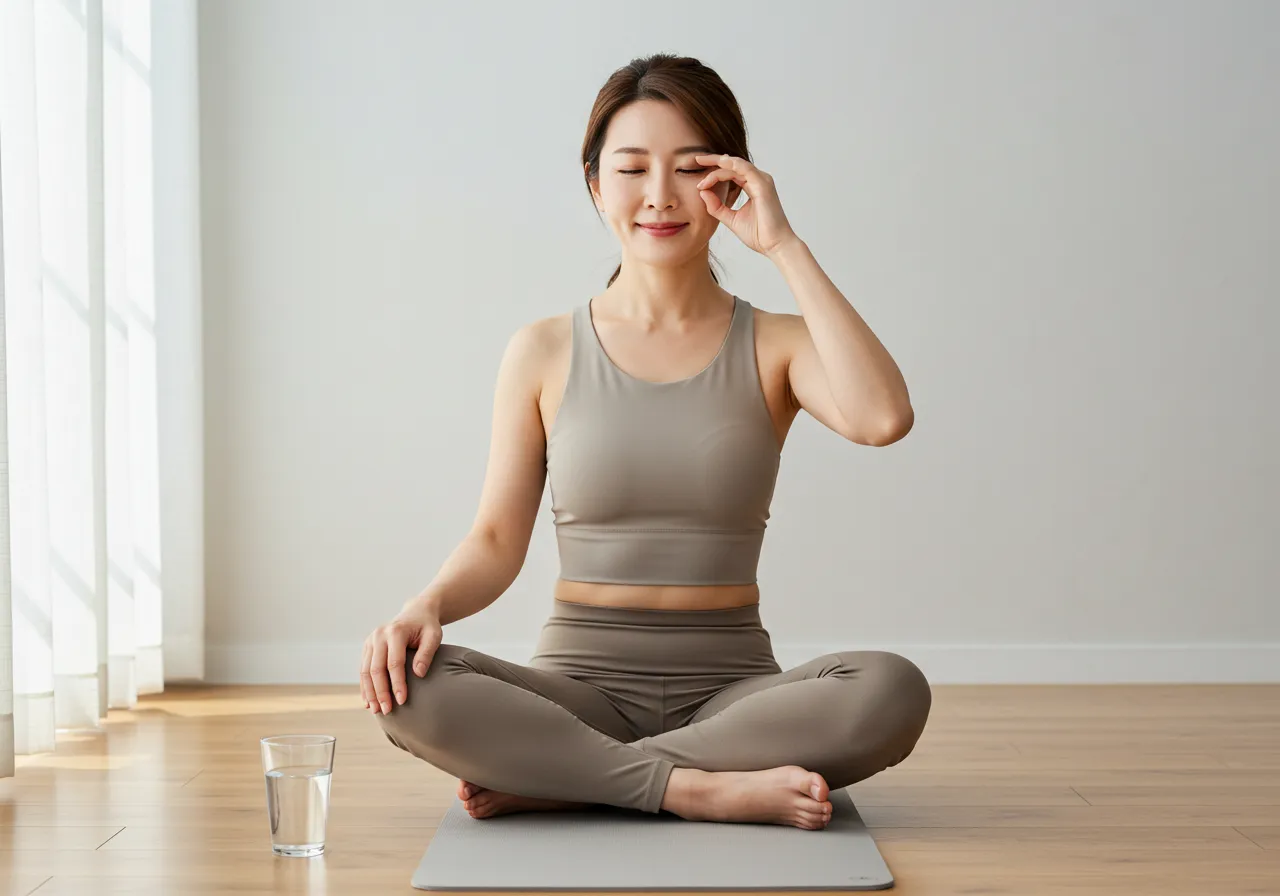 2020법칙, 스마트폰눈피로, 인공눈물, 팔밍
