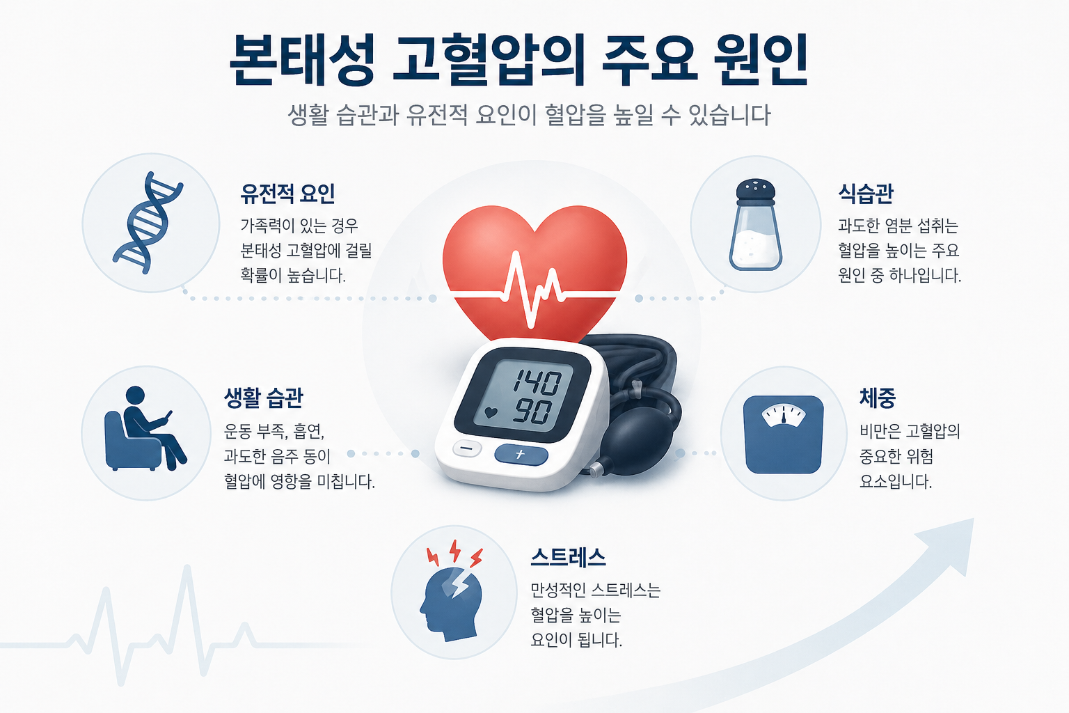 본태성 고혈압의 주요원인