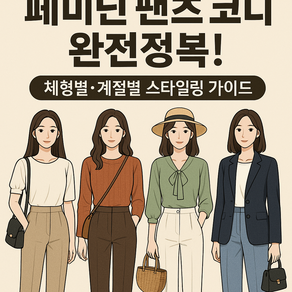 페미닌 팬츠