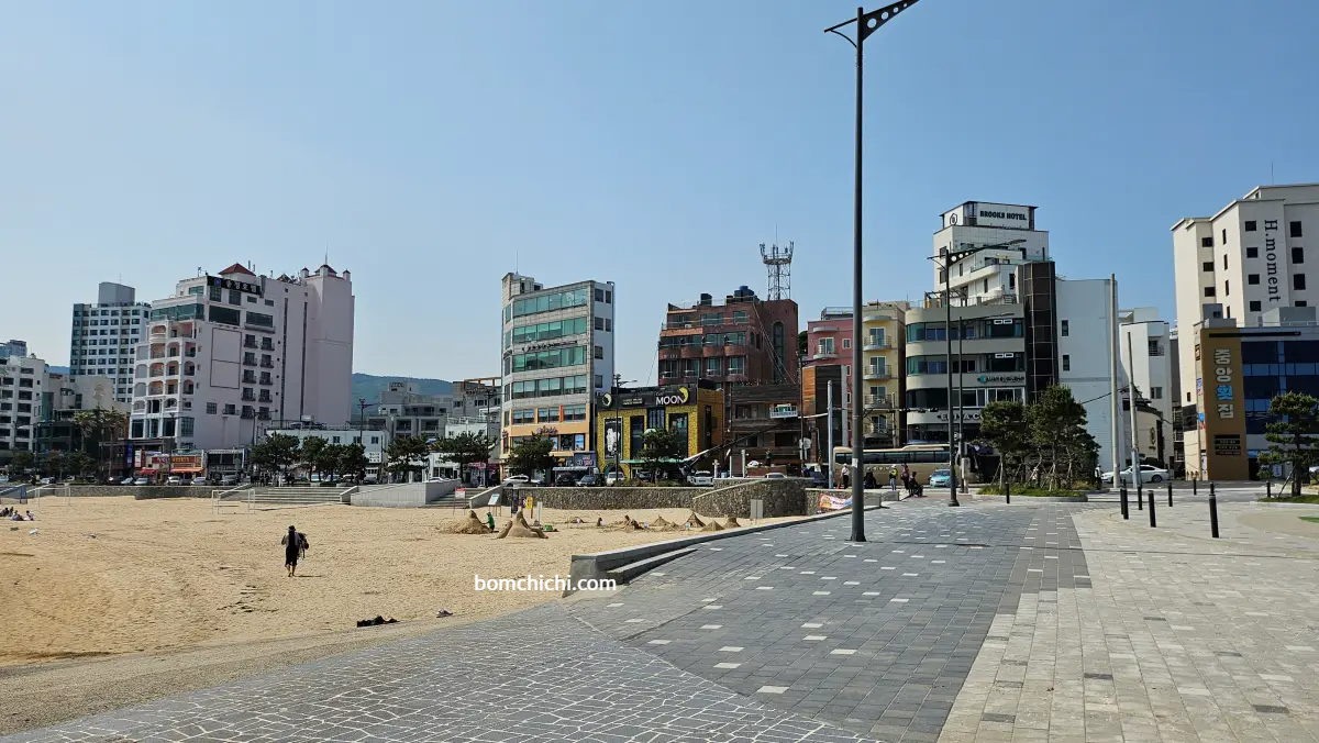 부산 송정해수욕장 광장 사진