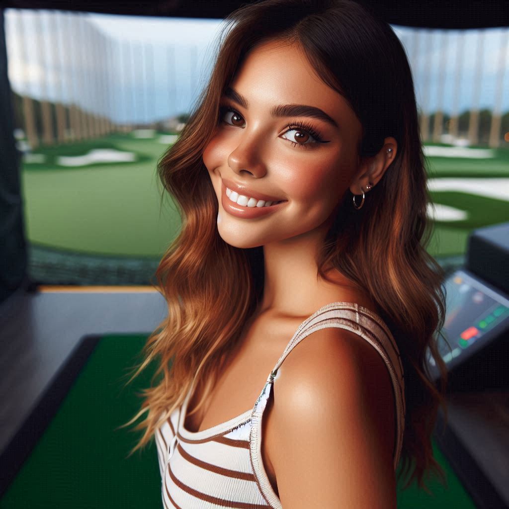 스크린골프장 배경