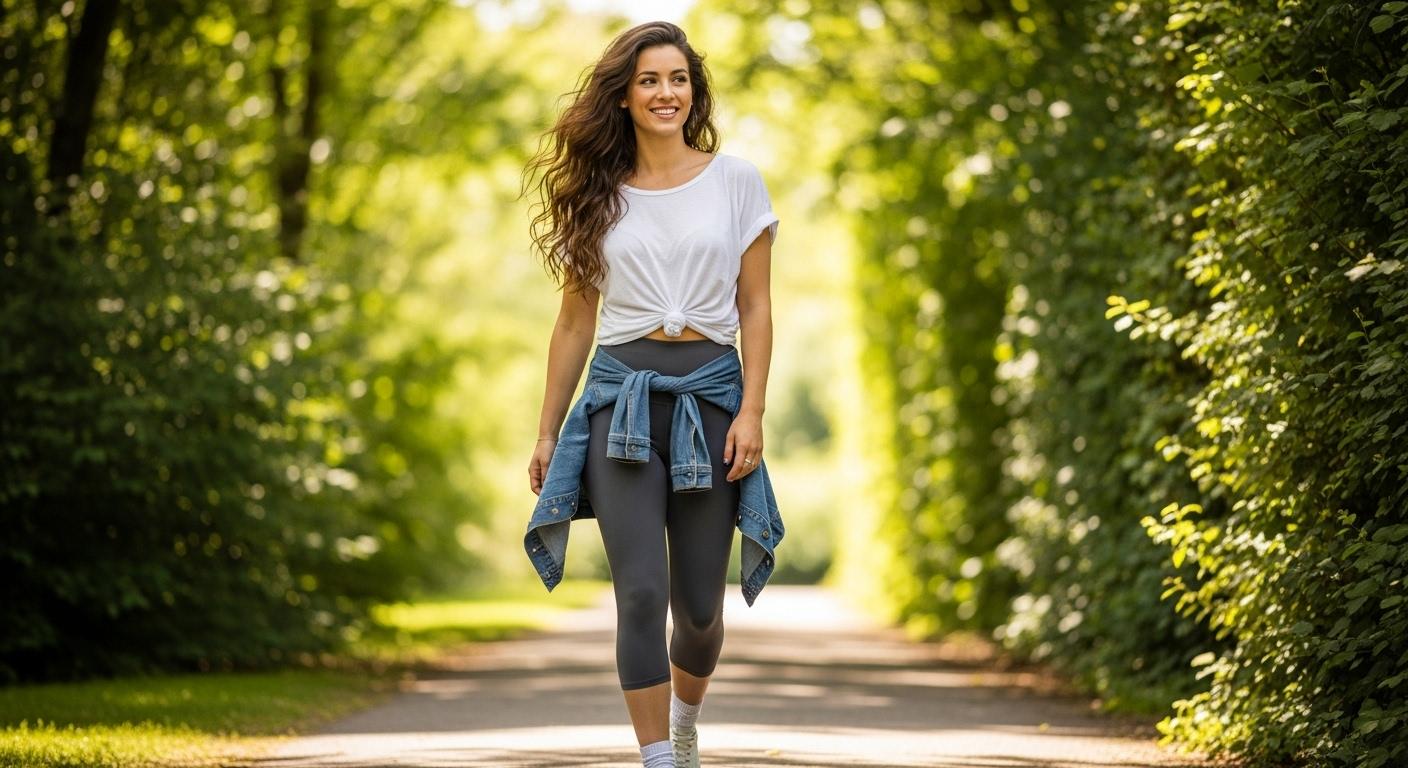 레깅스 티셔츠 코디