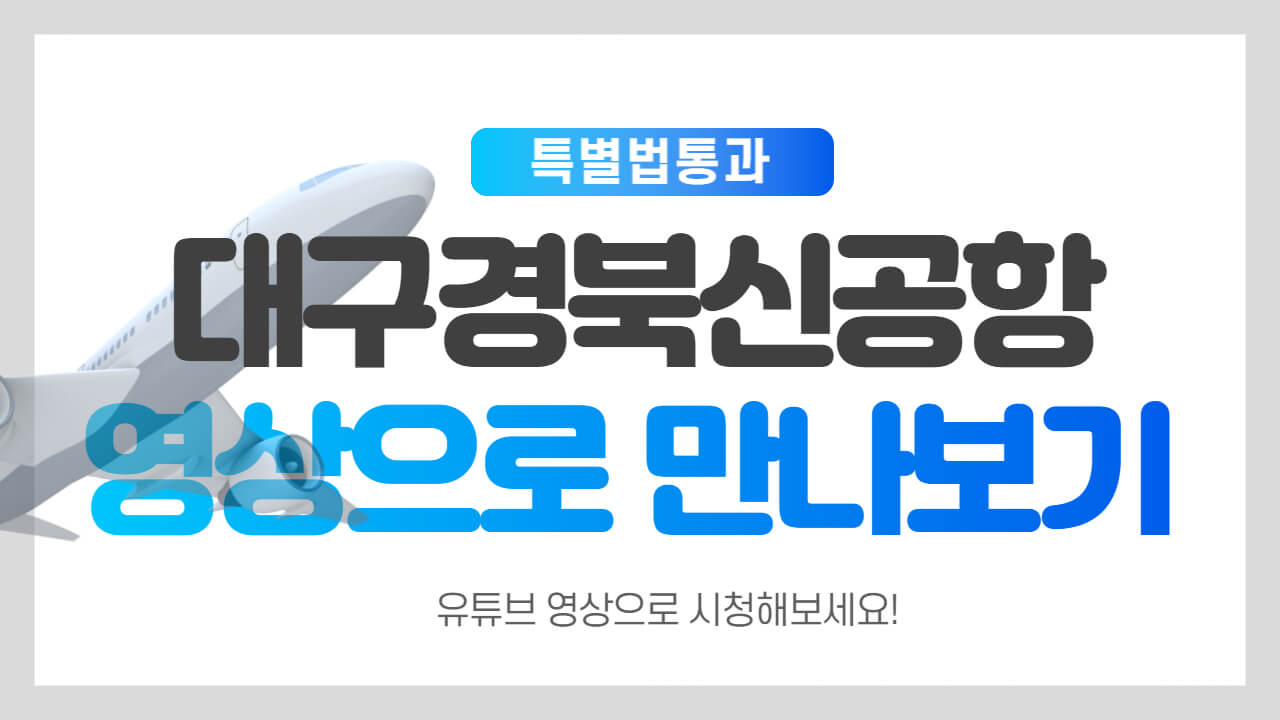 대구경북신공항 특별법