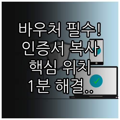 소상공인 경영안정 바우처 공동인증서 ..