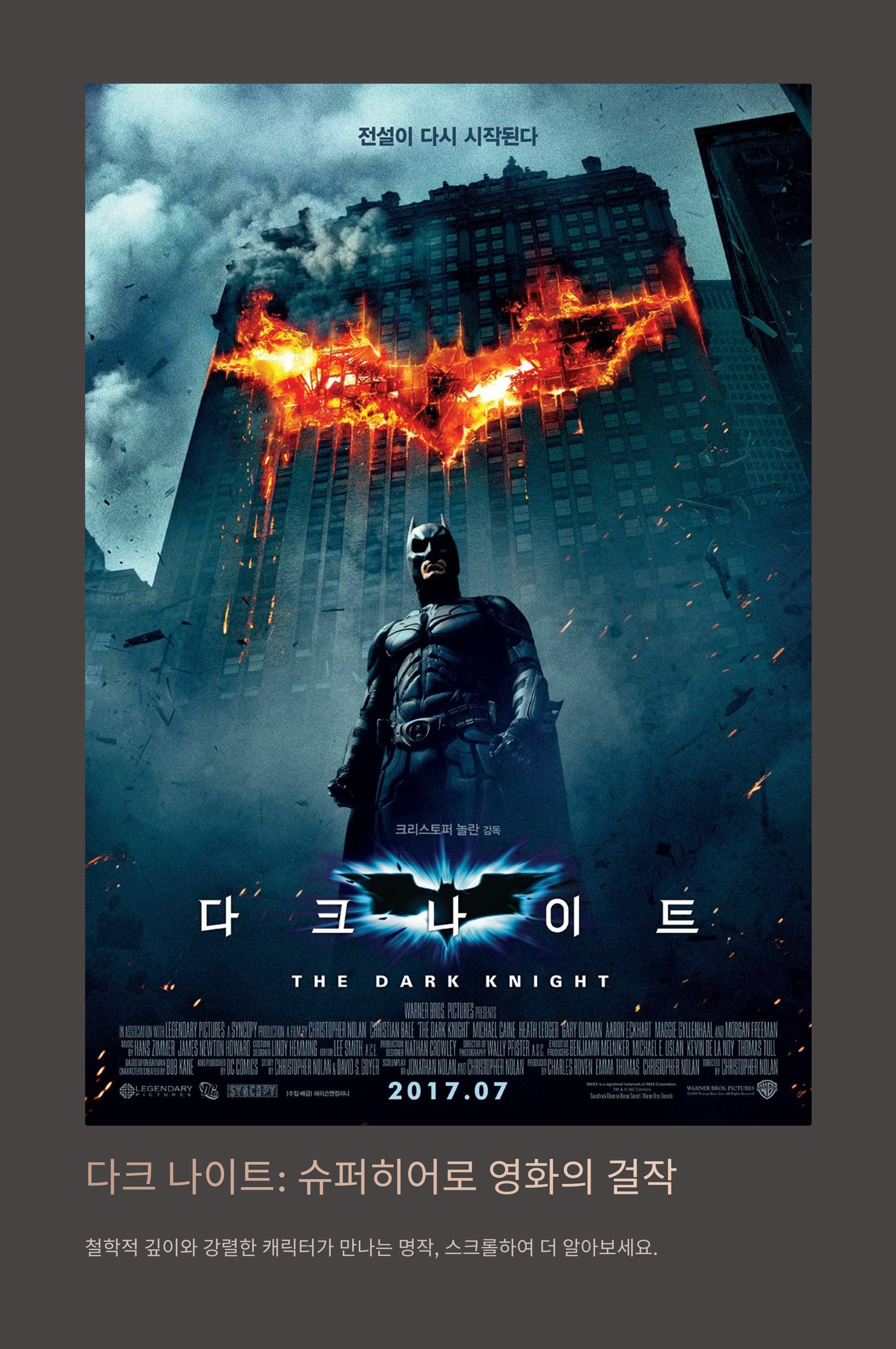 배트맨 다크나이트 리뷰 관련 사진