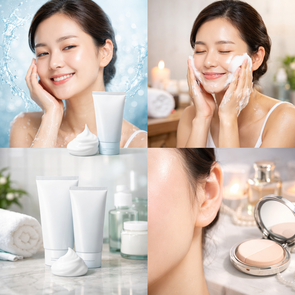 클렌징폼으로 완성하는 피부미인 루틴