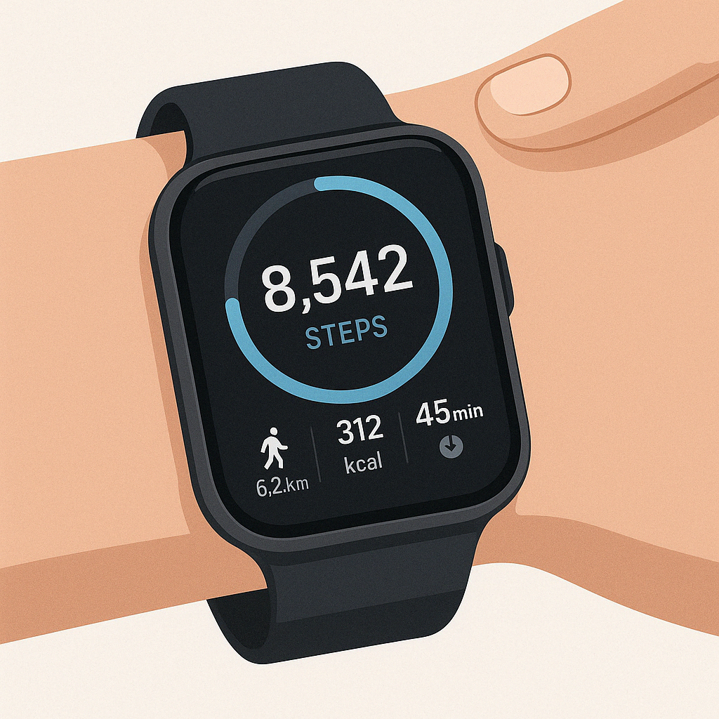 스마트워치로 생활 습관 개선하기: 걸음 수와 활동량 모니터링