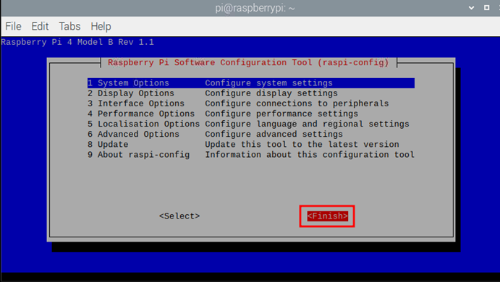 VNC 설정4 - 설정 완료