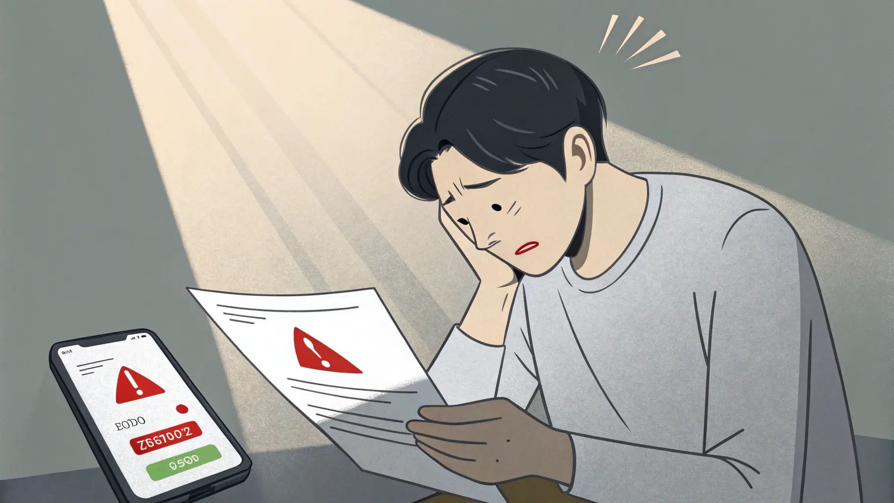 휴대폰 요금 연체와 신용점수의 관계