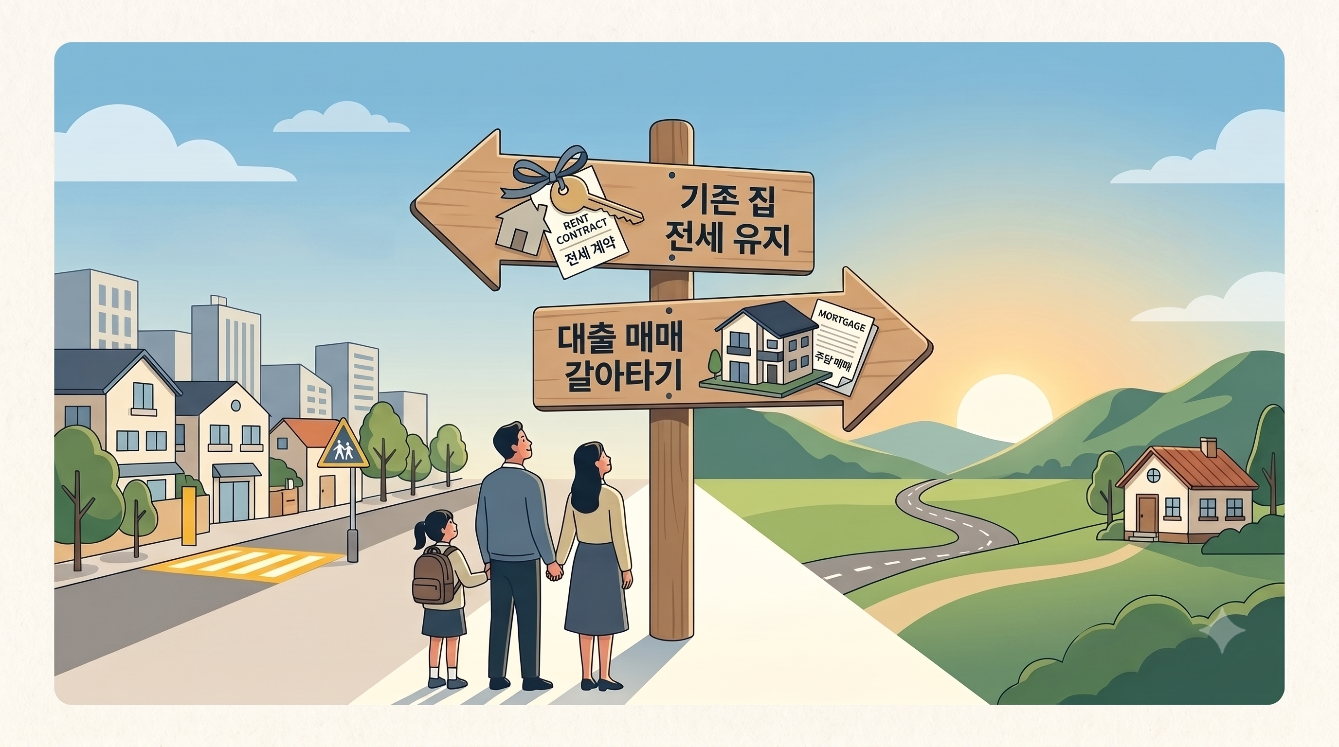 학군지 전세로 버틸까 매매로 갈아탈까? 3040 맞벌이 15년 자산 분석