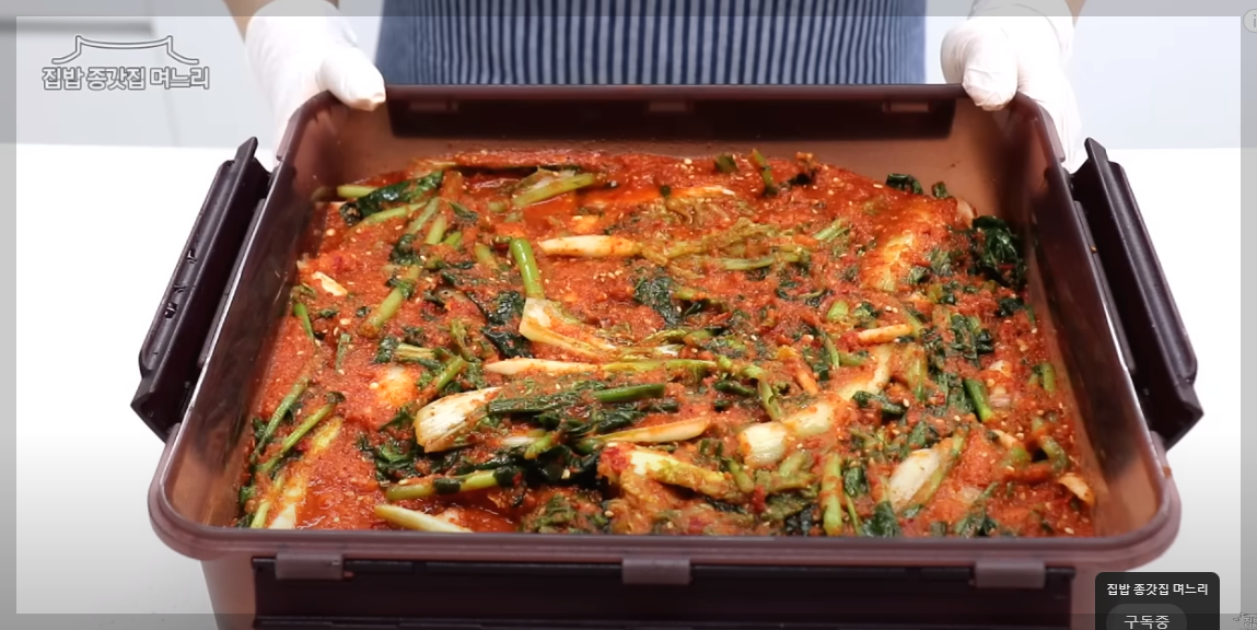 열무얼갈이김치 담그는법 열무김치 맛있게 담그기