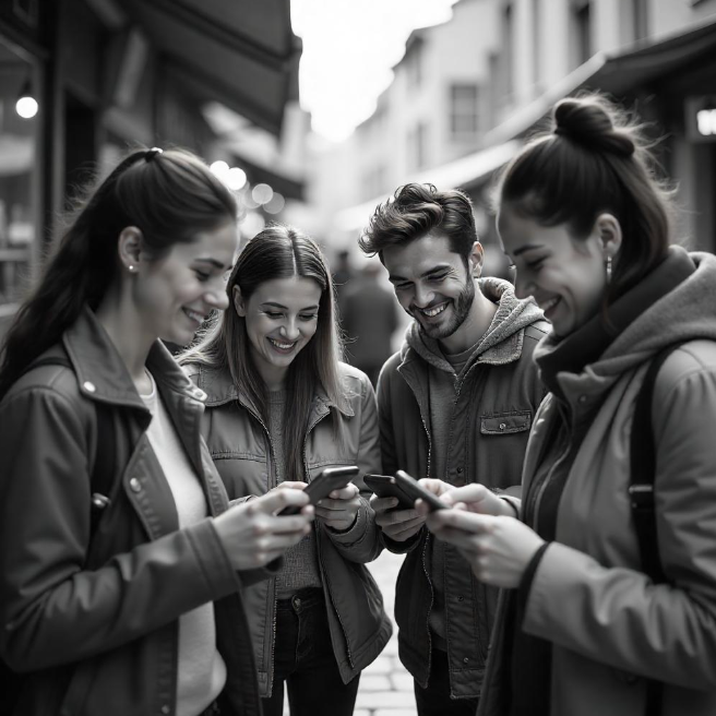 '단통법' 폐지로 좋하하는 젊은이들
