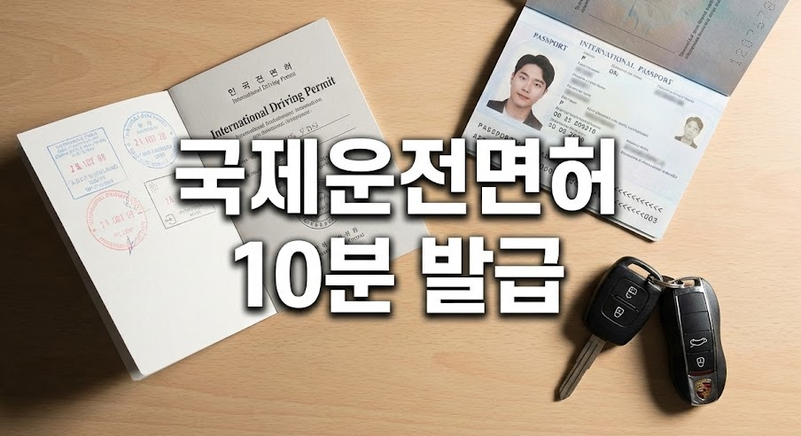 국제운전면허증 10분 만에 발급받는 법: 준비물·수수료·온라인 신청 꿀팁까지 한 번에