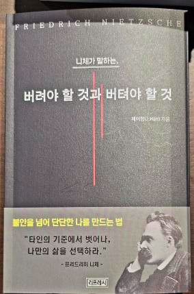 니체가 말하는, 버려야 할것과 버텨야 할것 책 표지