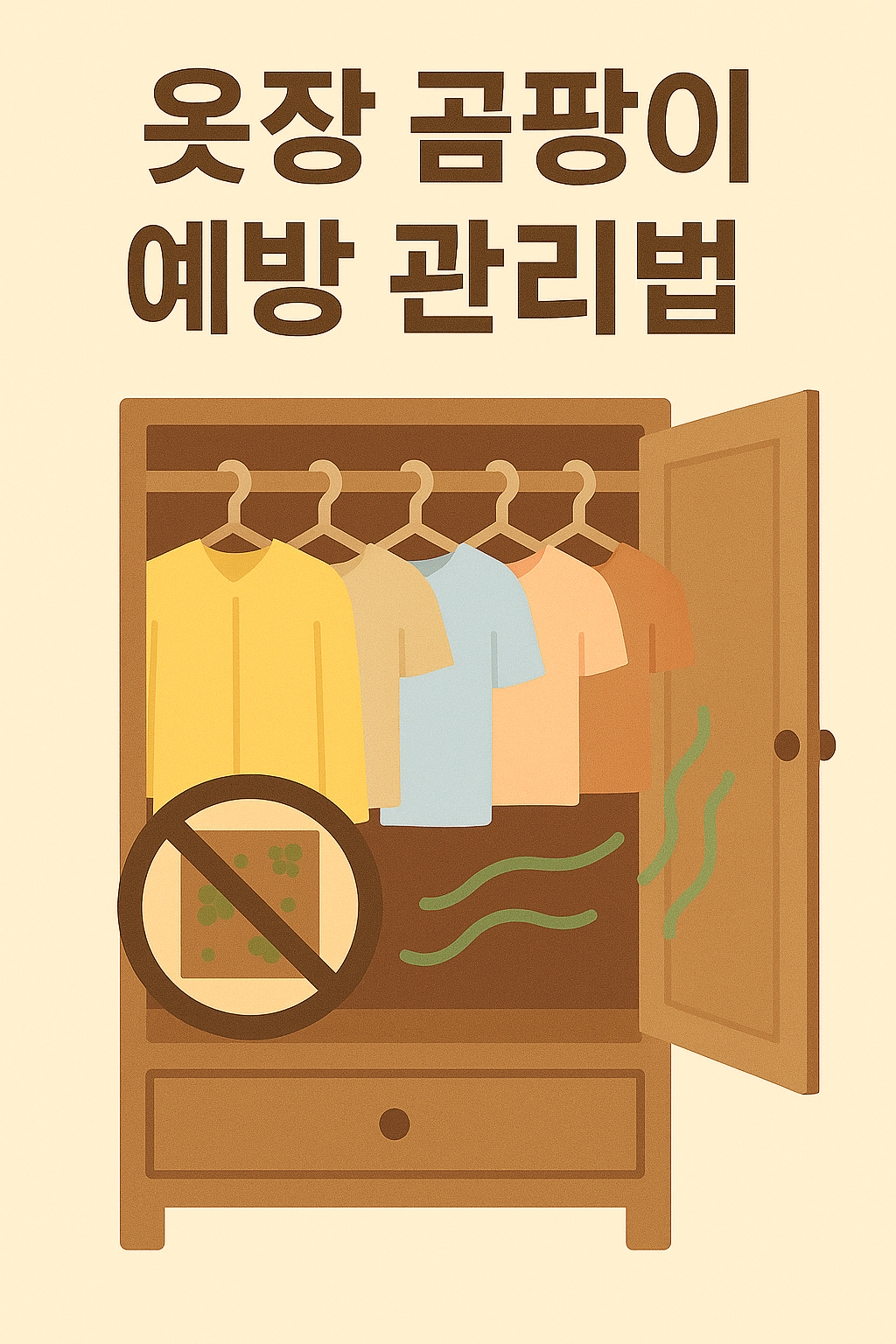 옷장 곰팡이 예방 관리법