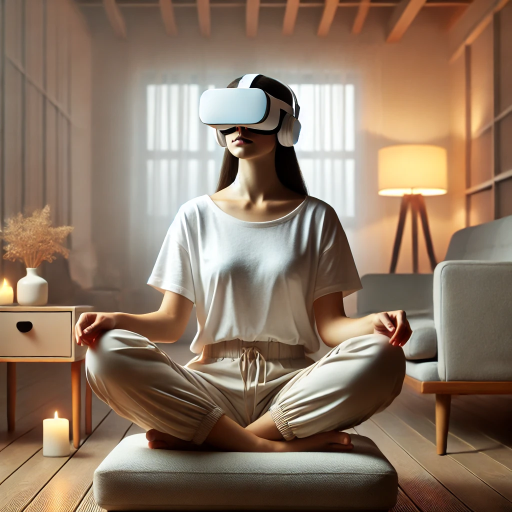 VR 명상 체험 이미지